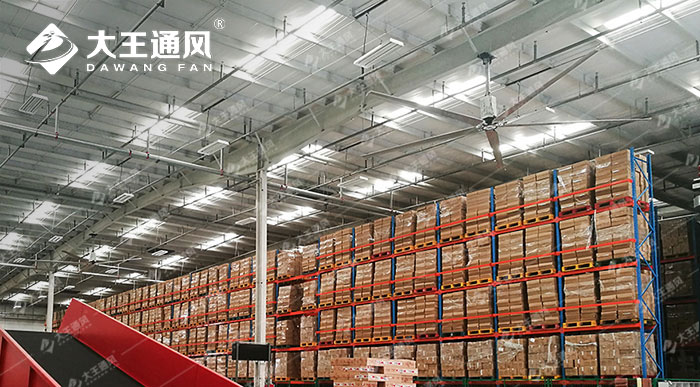 崑山某大型快遞倉(cāng )庫(kù)工業(yè)吊扇