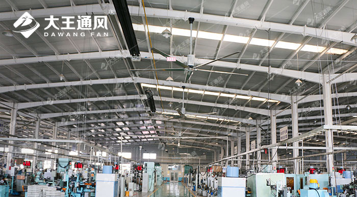 湖北某機(jī)械廠(chǎng)車(chē)間大吊扇