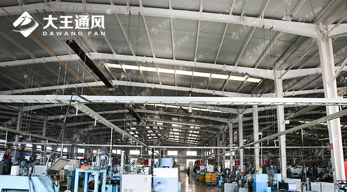 湖北某機(jī)械廠(chǎng)車(chē)間大吊扇