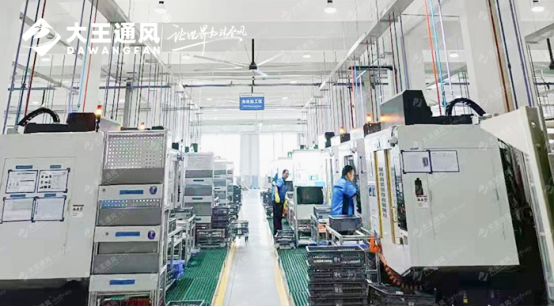 看大王工業(yè)大風(fēng)扇如何解決廠(chǎng)房煙塵難題