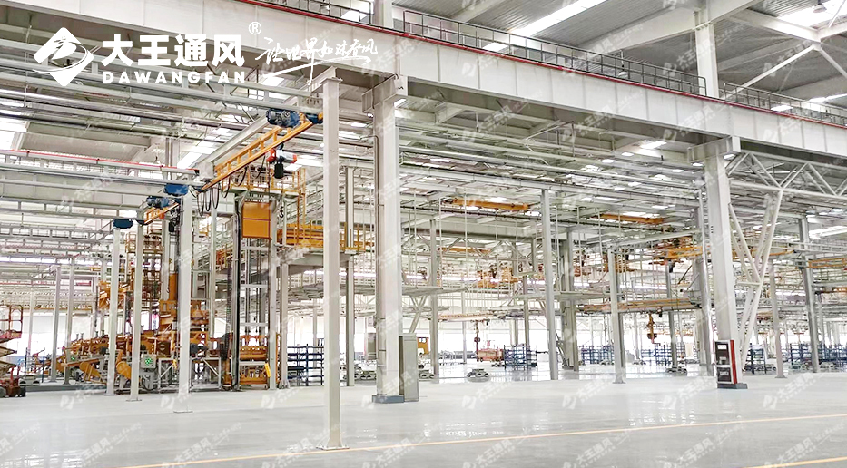 實(shí)力助陣，大王通風(fēng)為臨工重機(jī)通風(fēng)降溫保駕護(hù)航